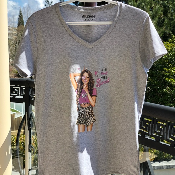 Happy Lady T-shirts - Picture 3 of 6